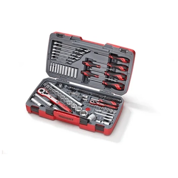 1/4" & 1/2" Dr. Metric Socket & Tool Set 95-Piece Teng Tools TE-TM095