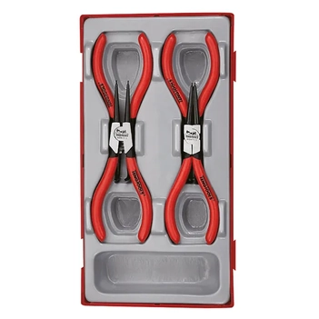 MB 5 Snap-Ring (Circlip) Plier Set 4-Piece TC-Tray Teng Tools TE-TT474-5