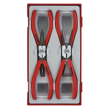 MB 7 Snap-Ring (Circlip) Plier Set 4-Piece TC-Tray Teng Tools TE-TT474-7