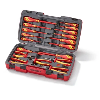 1000V VDE Plier & Screwdriver Set 18-Pieces Teng Tools TE-TV18N