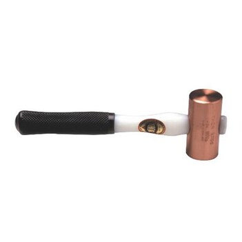 Solid Copper Mallet (955G) 38mm Face Plstc Hndl Thor TH704