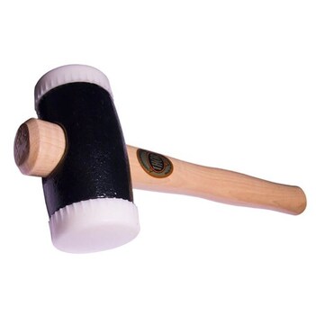 Nylon Face Hammer with Wooden Handle Thor 2200g 5lb 63mm