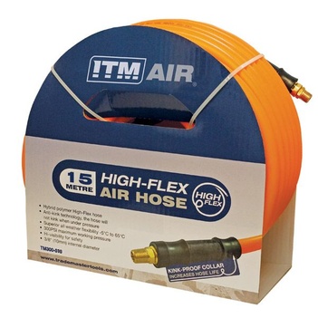 Air Hose High Flex 10mm 3/8" x 30 Metres Hybrid Polymer  ITM TM300-330