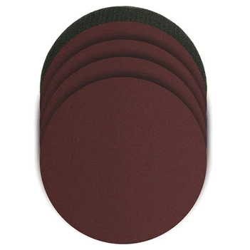 Sanding Disc Velcro Back Alum. Oxide 5pk Assort Grit & Back Pad 175mm To Suit PO362 ITM TM408-013