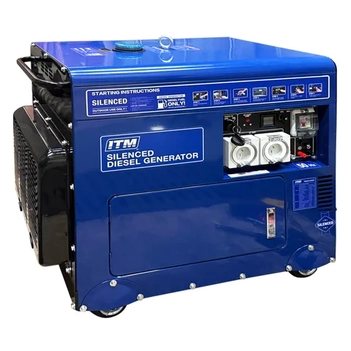 Diesel Generator Silent Cabinet 6500W Peak Electric Start ITM TM524-6500S