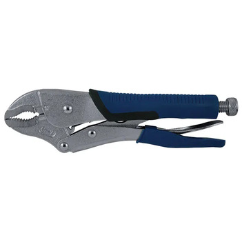 Locking Plier Curved Jaw With TPR Rubber Grip 250mm ITM TM603-203