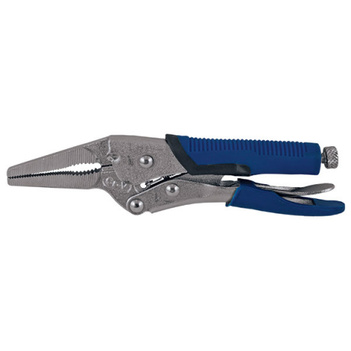 Locking Pliers Long Nose 165mm With TPR Rubber Grip 165mm ITM TM603-402