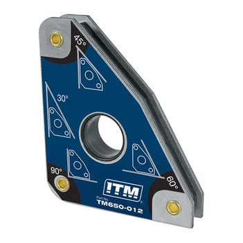 Multi-Angle Welding Magnet, 40KGS Force, 110MM, 30°,45°,60°,90° & 165°, Powerful NDFEB Magnet ITM TM650-012