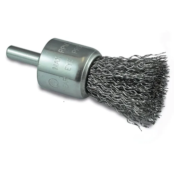 Twist Knot End Brush Steel 19mm 1/4" Round Shank ITM TM7005-019