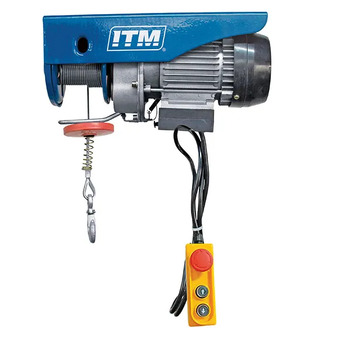 Electric Hoist, Pro Wire Hoist, 100/200 KG, 6/12 Metre Lift ITM TM9008-00212