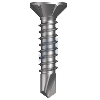 8-18X 20mm Monument Zinc Yellow Passivate Finish Metal SDS Countersunk Ribbed Phillips Drive Hobson TMOMYRP0818020 Pack of 1000