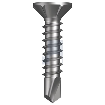 8-18X 20mm Pale Eucalypt (Mist Green) Zinc Yellow Passivate Finish Metal SDS Countersunk Ribbed Phillips Drive Hobson TPEMYRP0818020 Pack of 1000