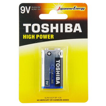 Alkaline 9V High Power Battery Toshiba TS6LR61BP Each main image