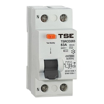 Residual Current Device RCD 2 Pole 40A DIN Mounted A Type TSMRCD240A main image