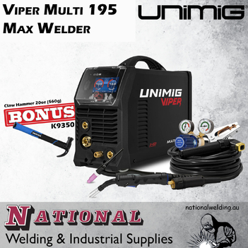 Unimig Viper Multi 195 Max Welder U11011