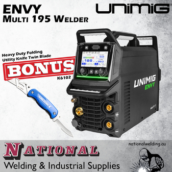 ENVY Multi 195 Welder Unimig U11204_Bonus