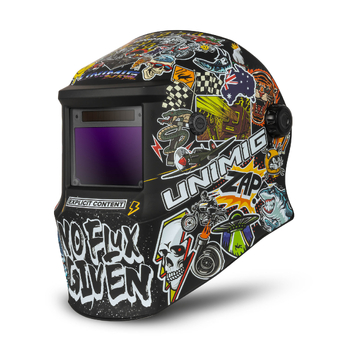Unimig Chaos Impact Series Automatic Welding Helmet With True Colour Lens U21034