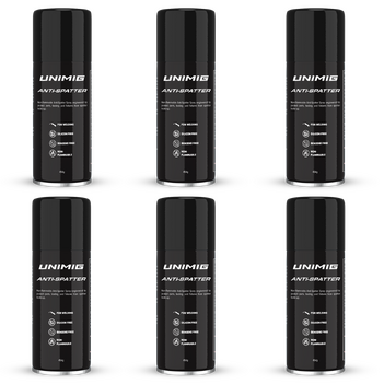 6 x Unimig Anti Spatter Spray 400g Unimig U51030