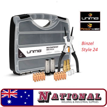 Binzel Style 24 Mig Torch Starter Kit Unimig UMSK24