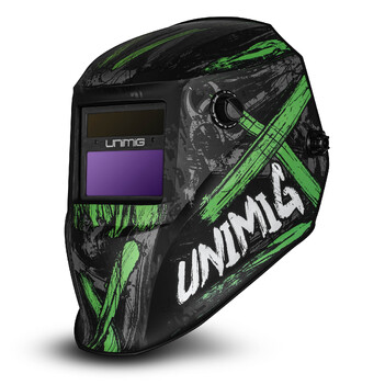Toxic Automatic Welding Helmet Unimig UMTWH with free UNIMIG Gloves