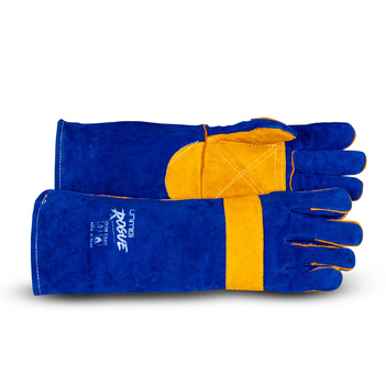 MIG Welding Gloves Left Hand Only Heavy Duty 480mm Unimig UMWG8LL