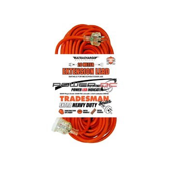 Heavy Duty Extension Lead 20 Metres Tradesman Series UR240/20T