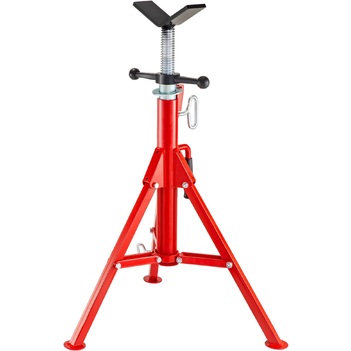 V-Head High Pipe Stand Fold-a-Jack Height 71-132 cm Pipe Capacity 30cm 1.13 ton