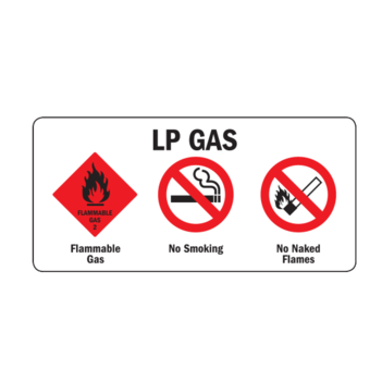 Label LpG For Manifold & Outlets (1 Pack = 100 Labels) Tesuco W-MANLAB-07