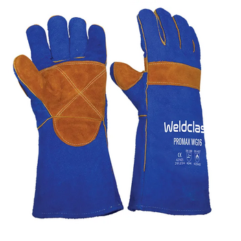 Welding Gloves 400mm Promax Blue Weldclass WC-01775