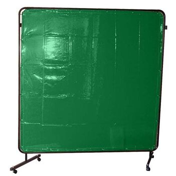 Welding Frame and Curtain Kit Green 1.8 Metres x 1.8 Metres Weldclass WC-03239K 