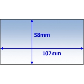 Clear Inner Lens 107 x 58mm Suits Cigweld Prolite PKT:5