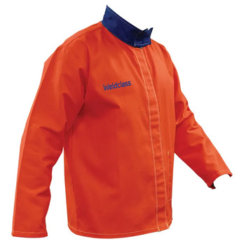 Promax HV5 Hi Viz Welding Jacket Heat Fire Proof Weldclass Orange Medium WC-05261