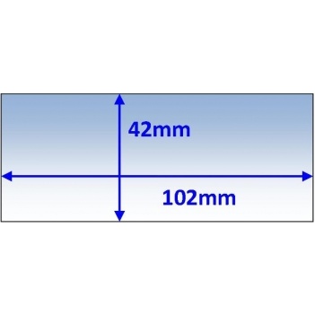 Clear Inner Lens 102 x 42 mm Suits Weldclass Promax 180/200 PKT:5 Weldclass WC-05320