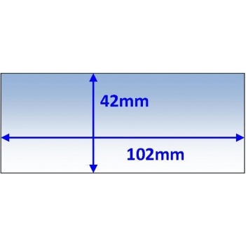 Clear Inner Lens 102 x 42 mm Suits Weldclass Promax 200 PKT:5 WC-05320