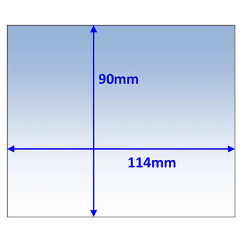 Inner Cover Lens 114 x 90mm suit Weldclass Promax 600/650 Weldclass WC-05350
