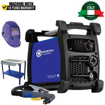 Ultra 43P Plasma Cutter Bundle Weldclass WC-PD43P2 (Made In Italy with 10 Years Warranty)