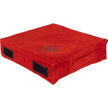 Big Red Leather Welding Cushions Elliotts WC4040BRL