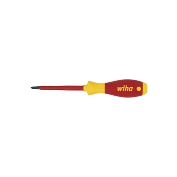 Screwdriver, Phillips PH1 x 80mm, SoftFinish VDE 1000V Insulated WIHA WH-38012