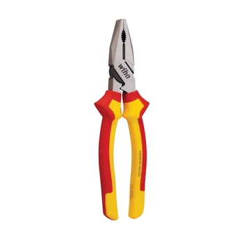 220mm Industrial Electricians Lineman's Pliers, VDE 1000V Insulated WIHA WH-41250