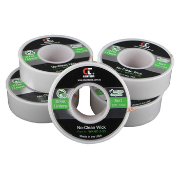Solder Wick/Braid No Clean 1.90mm - Green 25 Feet