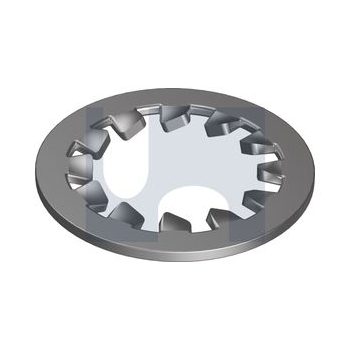 M16 Zinc Plated (RoHS Compliant) Finish Lock Washer Internal Tooth Metric Hobson WLMSZTIM16 Pack of 500