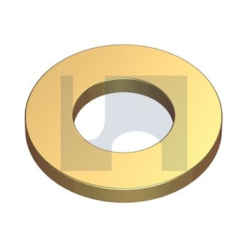 Zinc Yellow Passivate Finish Flat Round Sampson Washers Imperial ID Hobson