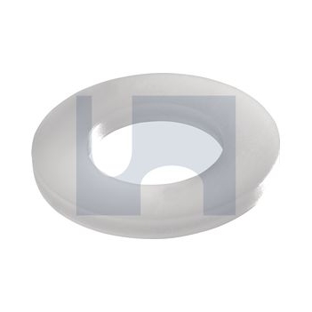 Nylon Natural Finish Flat Round Washer Imperial ID Hobson
