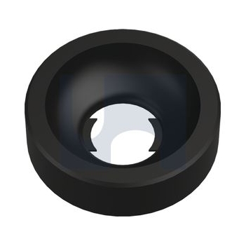 Nylon Black UV Stable Finish Finishing Washer RCC Metric Hobson
