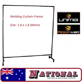 Welding Curtain Frame Only  1.8 x 1.8 Metres 