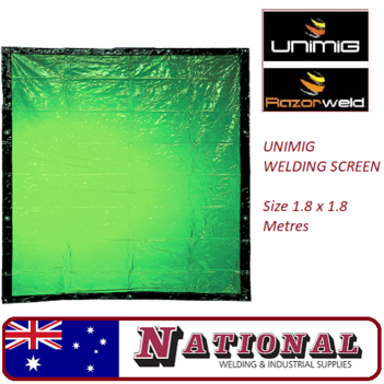 Welding Screen Only 1.8 Metres x 1.8 Metres Green XAGWC