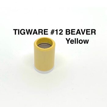 DC TIG Ceramic Nozzles – Super Tough Yellow Size 12 For 9 Series Torch 