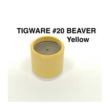 DC TIG Ceramic Nozzles – Super Tough Yellow Size 20 For 9 Series Torch