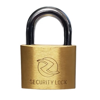 40mm Security Brass Padlock Ziptrade  ZTPL40B