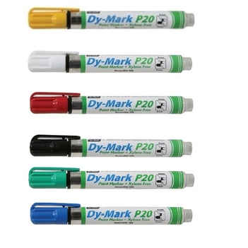 P20 DyMark Paint Marker - Black / Red / Blue / Green / Yellow  & White main image